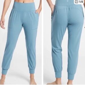 Athleta Salutation in Powervita jogger Riviera blue XS NWT